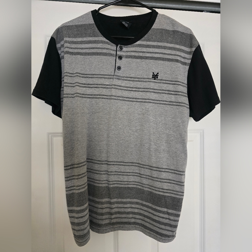 Mens Button T-Shirt